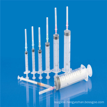 Disposable 3 Parts Luer Slip Syringe